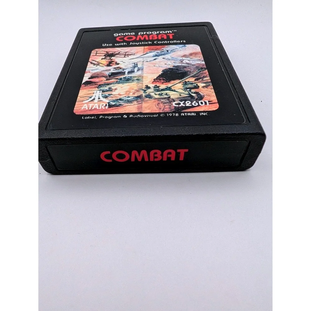 Atari 2600 Game Cartridge Lot of 4 Combat Surround ET Astroblast CX2601 CX2641